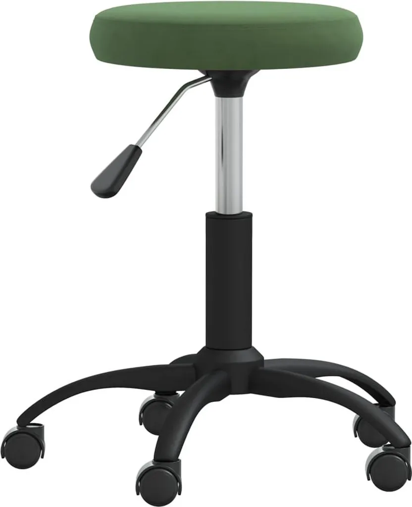 Tabouret de massage pour praticien réglable en hauteur verte