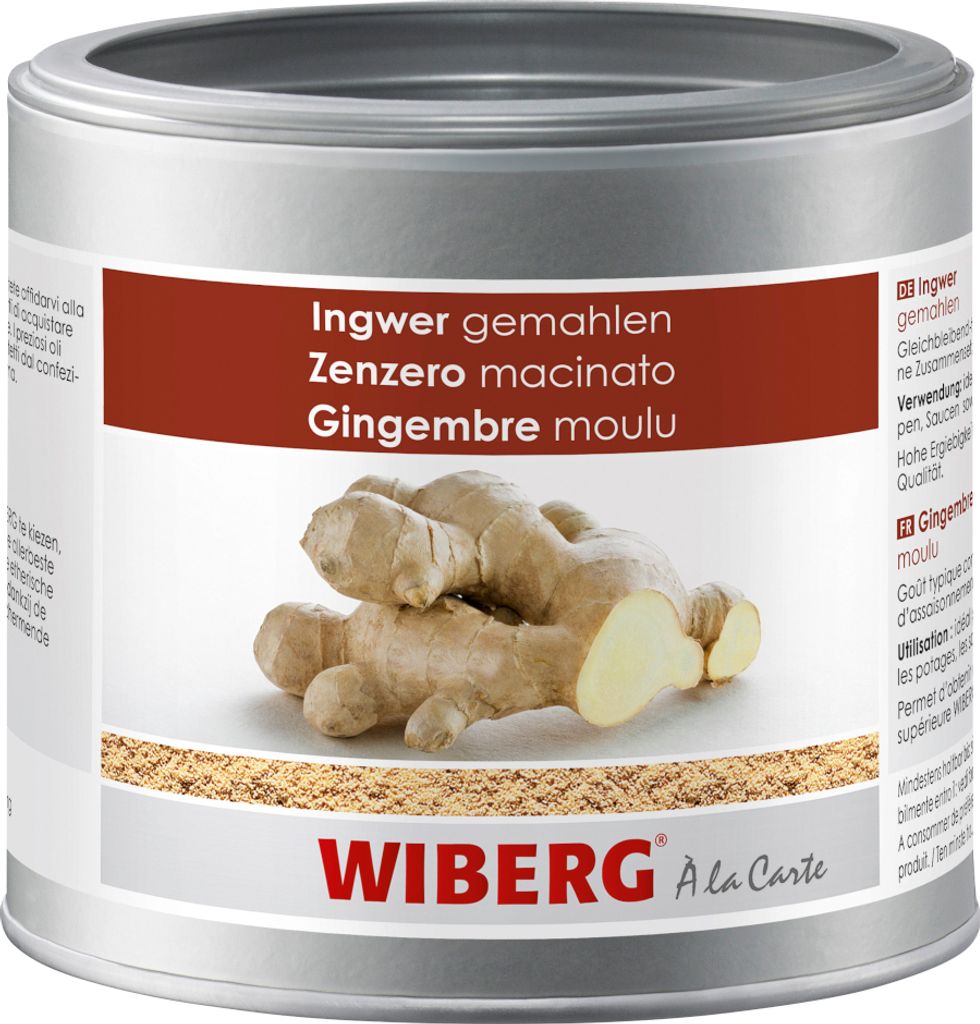 WIBERG 3925979006 WIBERG Ingwer gemahlen Gewürz, 180,0 g Immagine del prodotto 
