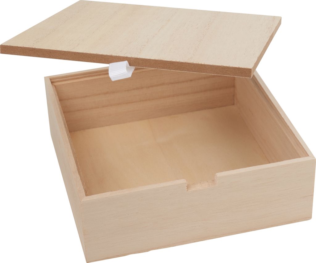 VBS Holzkästchen "Quadrat" mit losem Deckel Produktbild 