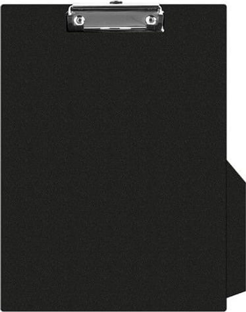 Clipboard Q-CONNECT mit PVC-Tasche A4 schwarz