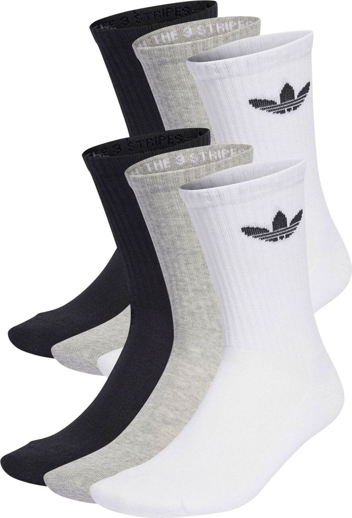 Adidas Trefoil Crew Cushioned Socken (6-pack) Produktbild 