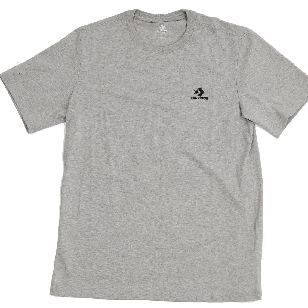 Converse T-Shirt normale Passform kurzärmlig mit gesticktem Logo und tiefem Rückenausschnitt