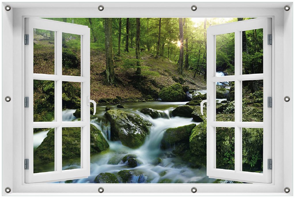 Wallario Outdoor-Poster Rund 30 Cm – Westerngirl Motiv Für Gartenzaun & Balkon