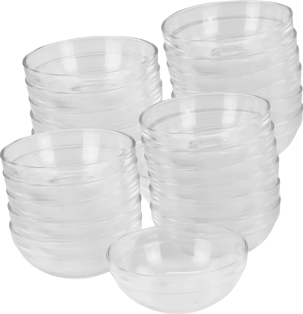 Set Ciotole Vetro 12 cm per Contorni e Dessert - 24 Pezzi Offerta