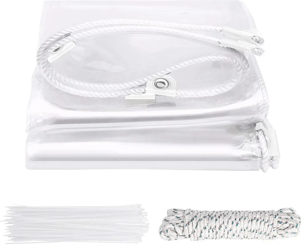 Telone trasparente, resistente, impermeabile, trasparente, 3Mx3M