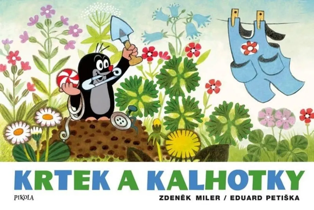 Livre Krtek a kalhotky illustré par Zdeněk Miler - Édition originale 2024