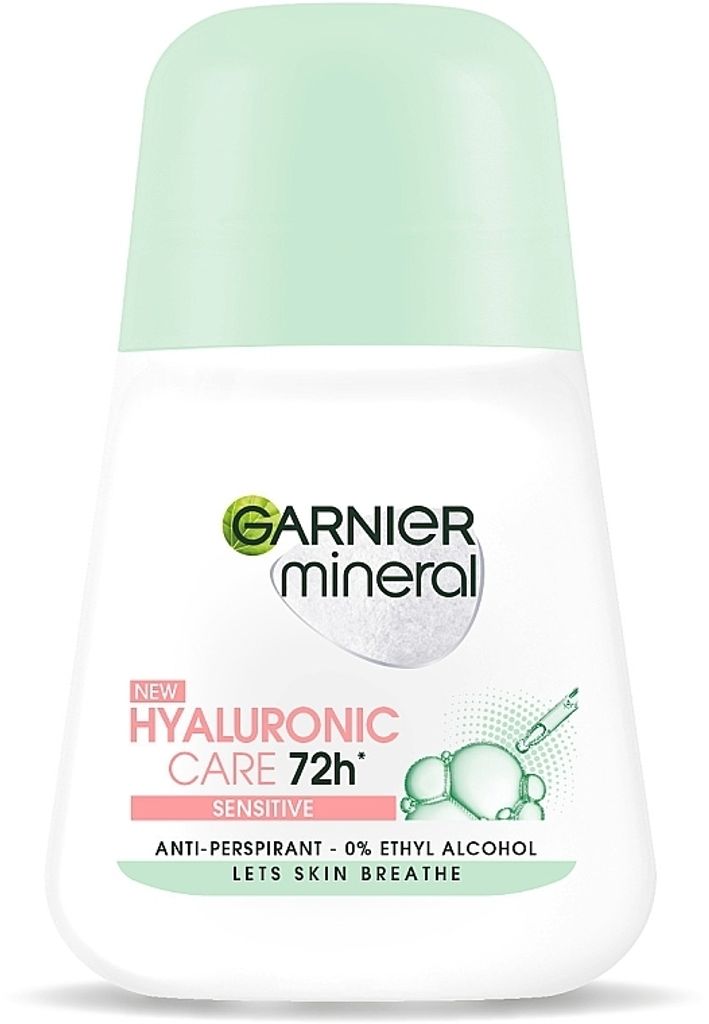 Garnier Mineral Hyaluronic Care 72H Roll-On Deodorant - 50ml