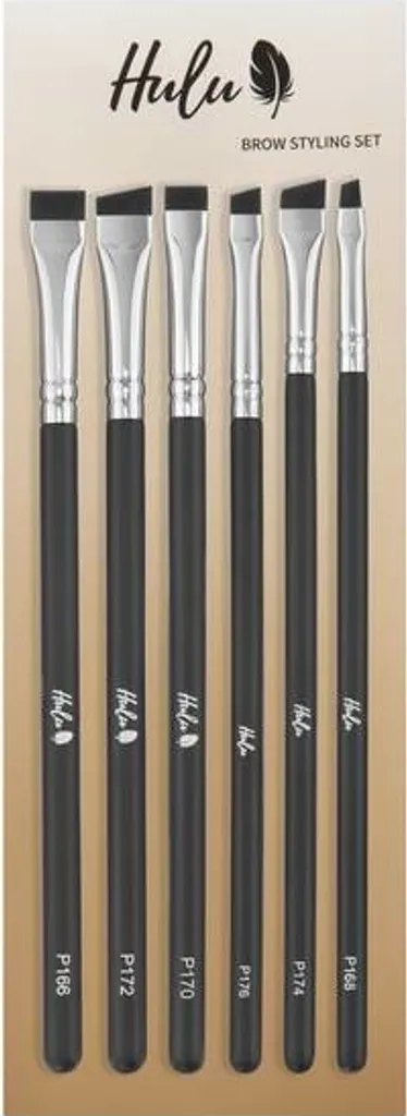 Kit pinceaux sourcils Hulu Brow Styling de 6 pièces pour maquillage