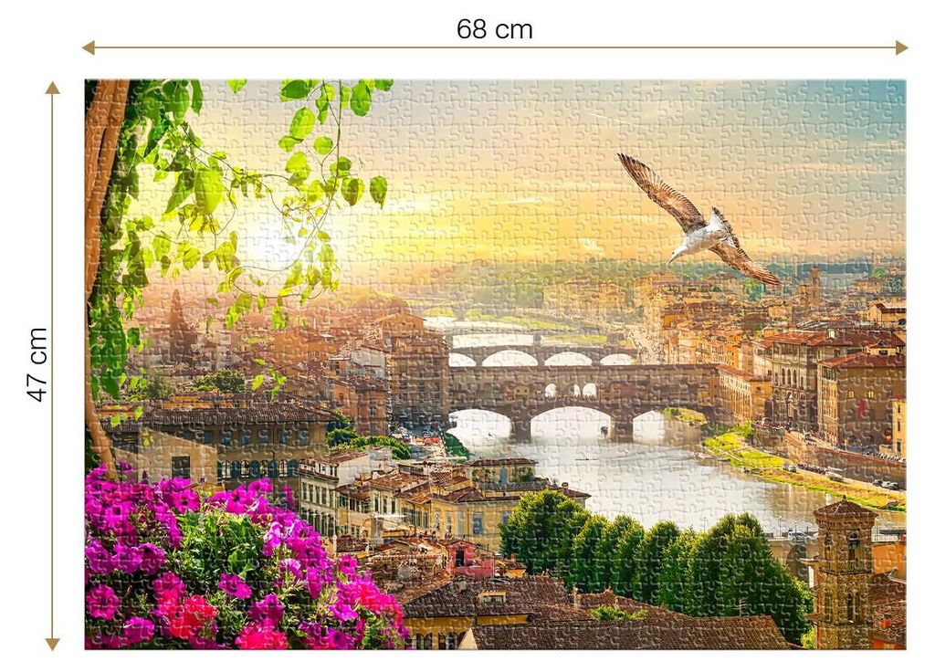 Roovi Puzzle Florenz Italien - 1000 Teile Puzzle