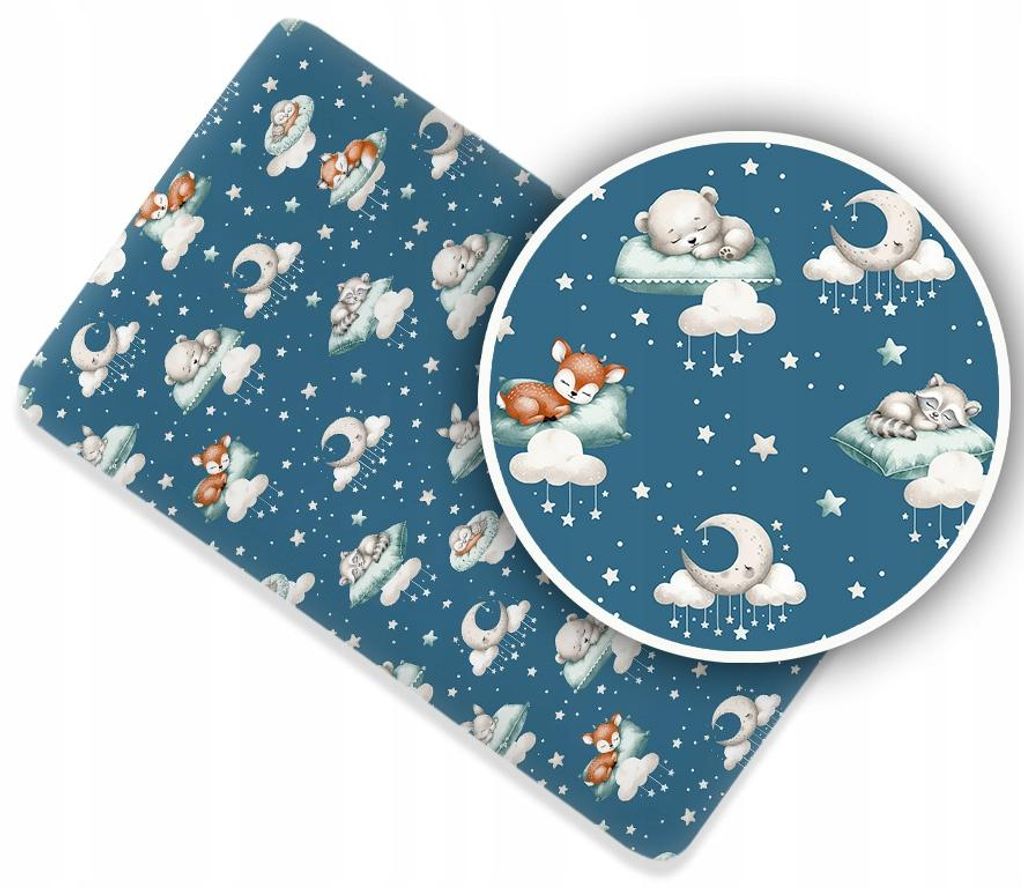 Spannbettlaken für Kinderbett 70x140 cm - 100% Baumwolle - Produktbild 
