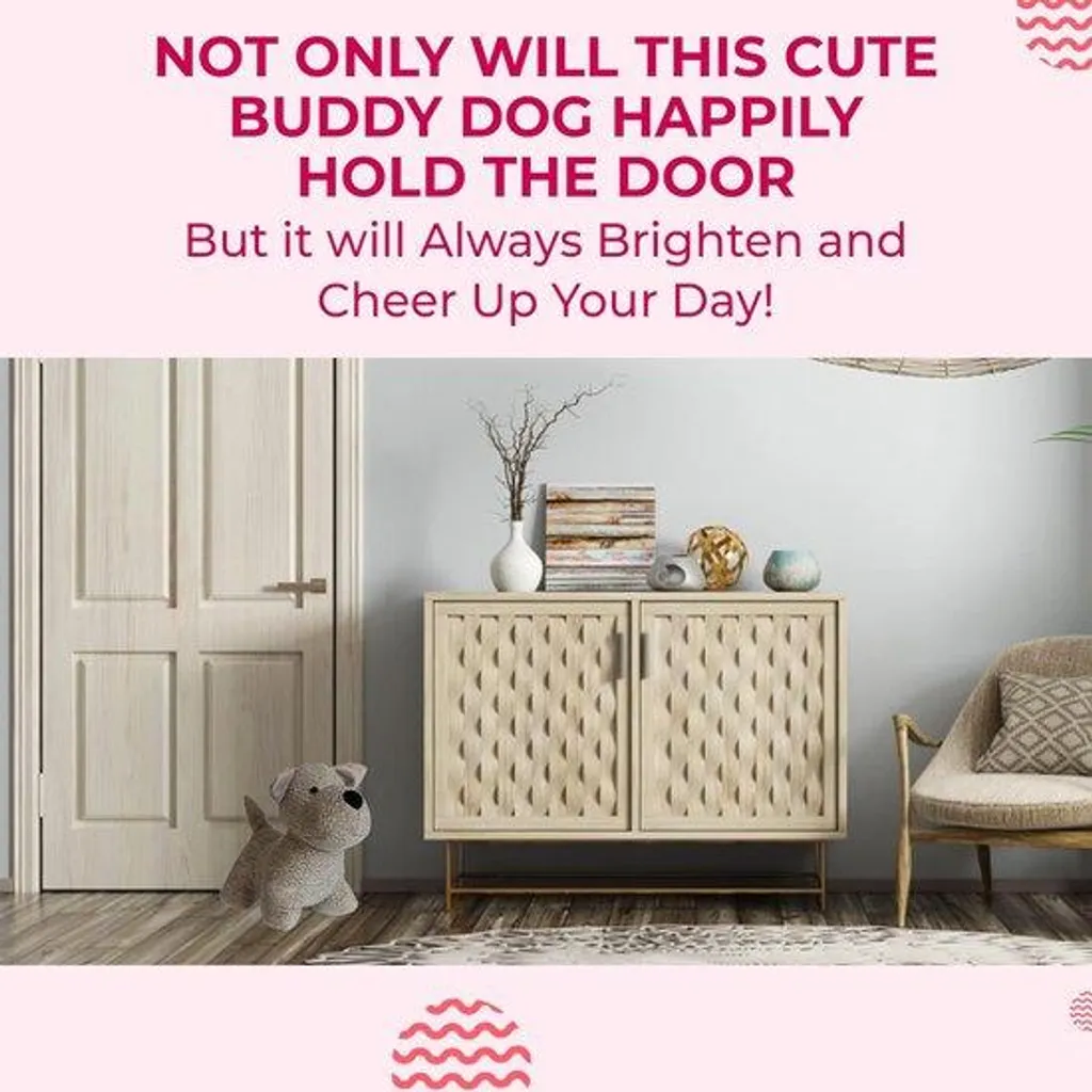 Cale-porte décoratif lesté 1kg idéal pour animaux et chambre enfant
