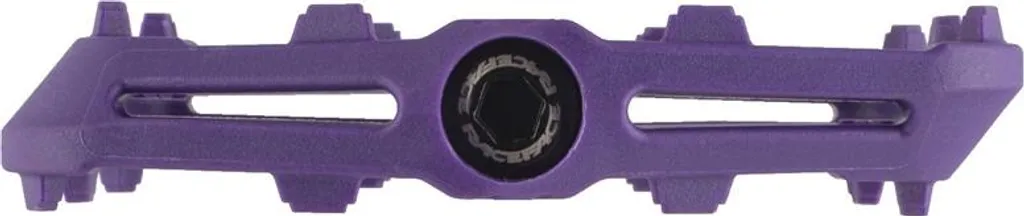 Pédales VTT Race Face Ride en nylon violet avec picots antidérapants