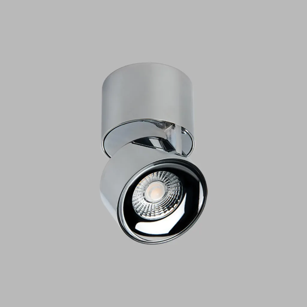 Spot de plafond LED 11W CRI90 haute fidélité chromé avec contrôle DALI pro