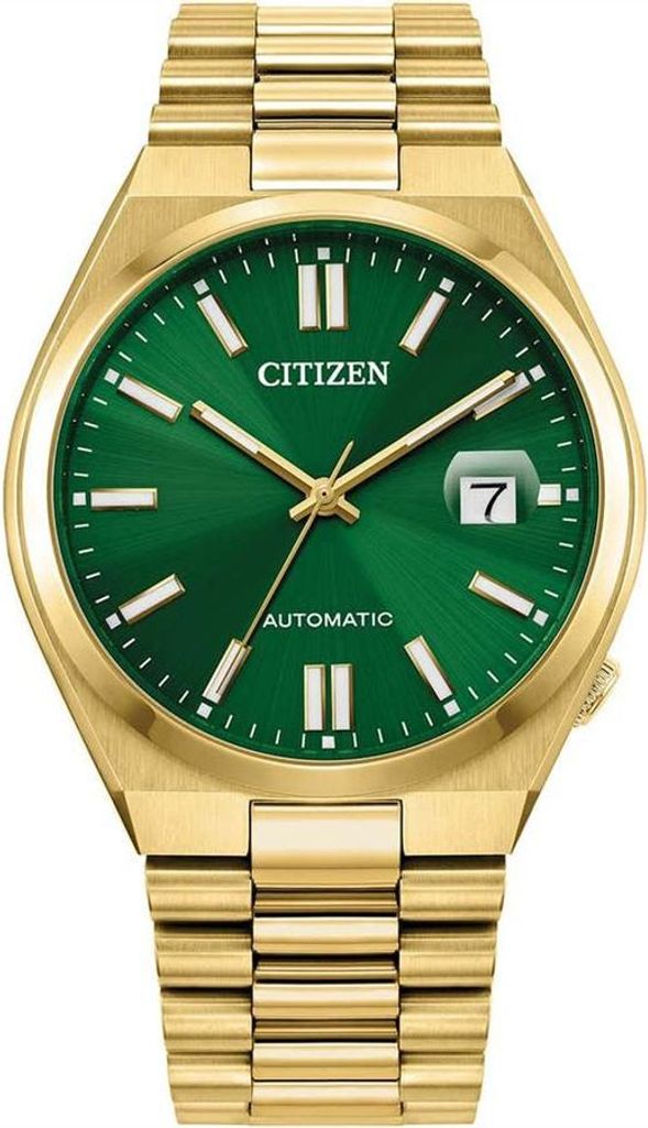 Citizen Tsuyosa Automatik, grünes Zifferblatt, Gold, 40 mm Produktbild 