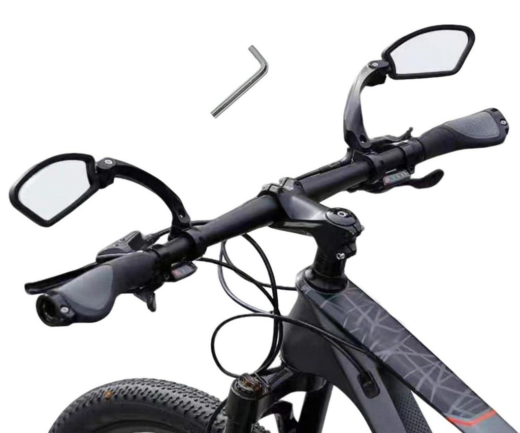 Lusterka rowerowe, 2 sztuki, regulowane, do rowerów Zdjęcie produktu 
