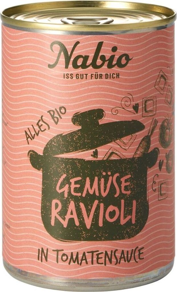Eintopf in der Dose - Gemüse Ravioli in Tomatensauce 400g