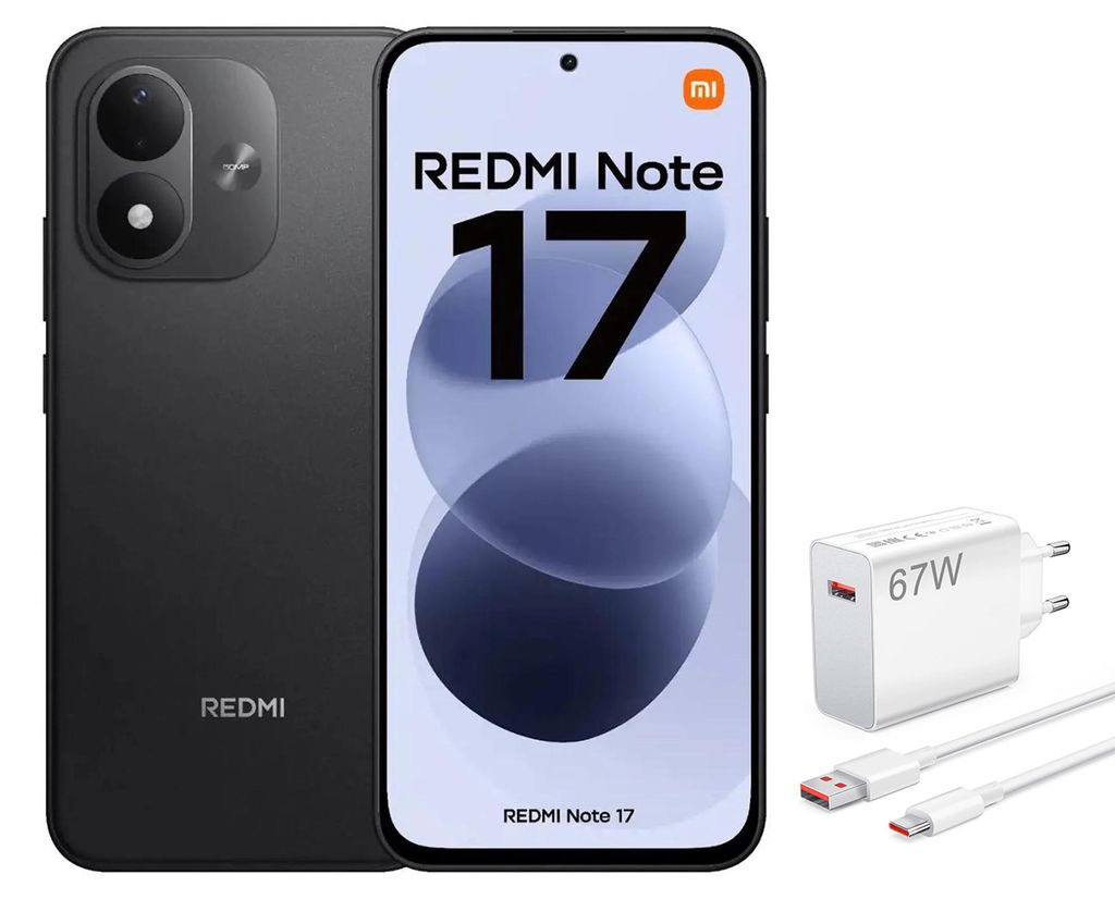 XIAOMI REDMI NOTE 17 4G Smartphone 6/256GB Schwarz mit Produktbild 