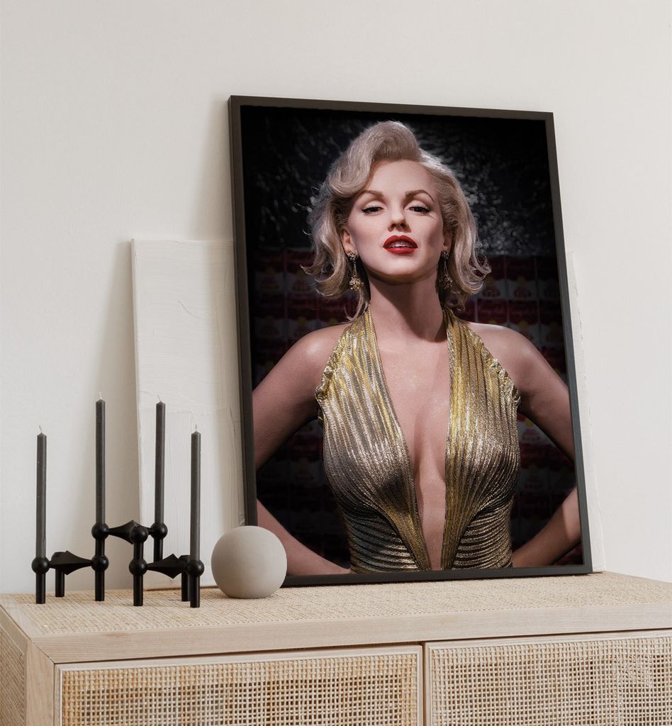 Poster Marilyn Monroe Wachs Figur, groesse_poster:70x100 Produktbild 1