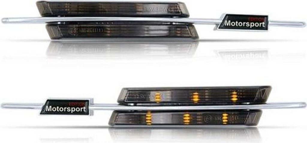 2x Kierunkowskazy boczne LED Black Smoke SET do BMW serii 5 Zdjęcie produktu 