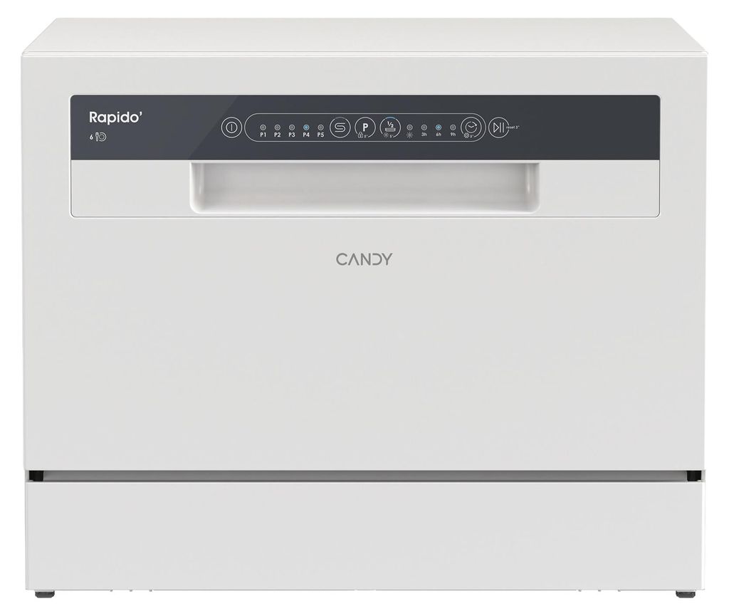 Candy Rapido' CP 6E51LW Lavastoviglie Libera Installazione Immagine del prodotto 