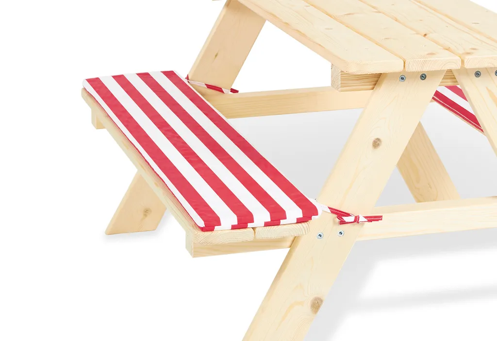 Coussins pour Nicki pour 4 - Lot de 2 coussins d'assise confortables