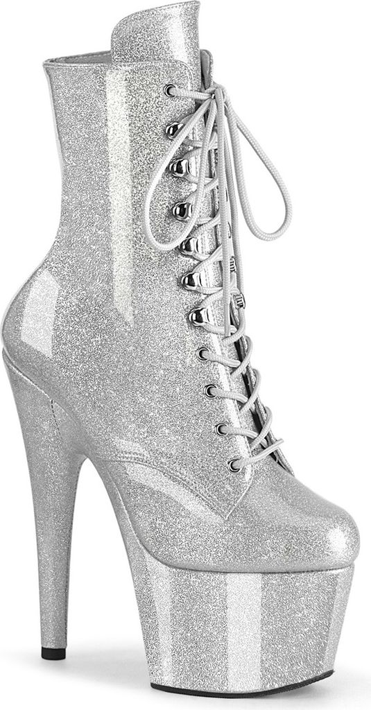 ADORE-1020GP Damen Booties von Pleaser, Silber , EU 38, US 8