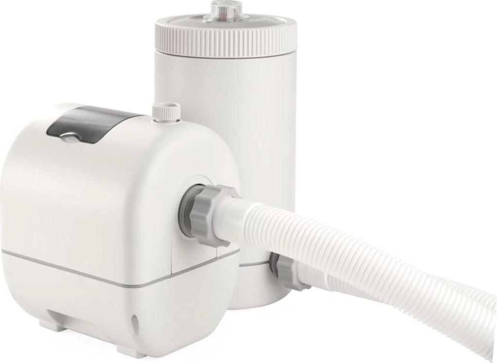 Intex 26634 Patronenfiltration Hochleistungs-Poolpumpe mit Hydro Belüftungstechnologie - 9463 l/h