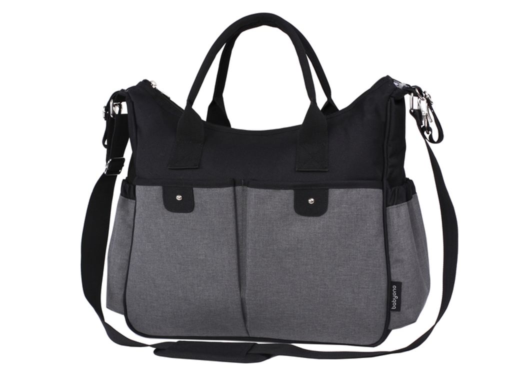 Stylische BASIC SO CITY Kinderwagentasche Baby Ono schwarz Produktbild 