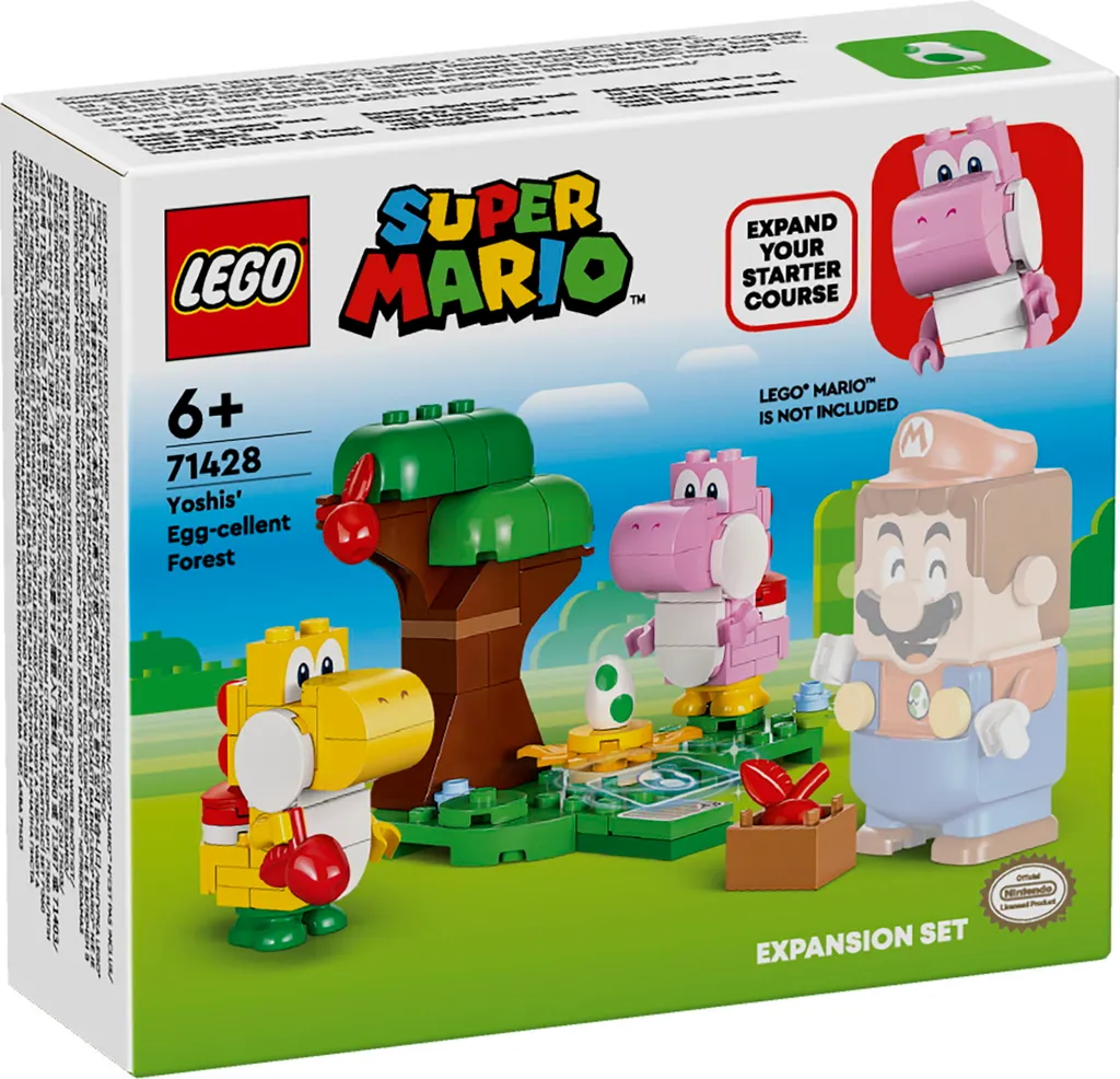 Kit LEGO Super Mario 71428 Cadeau Enfant La Forêt de l'Œuf de Yoshi