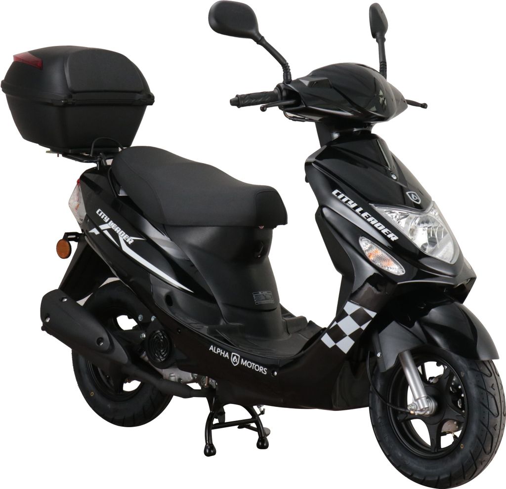 Mofaroller CityLeader 50 ccm 25 kmh EURO 5 schwarz inkl. Produktbild 1