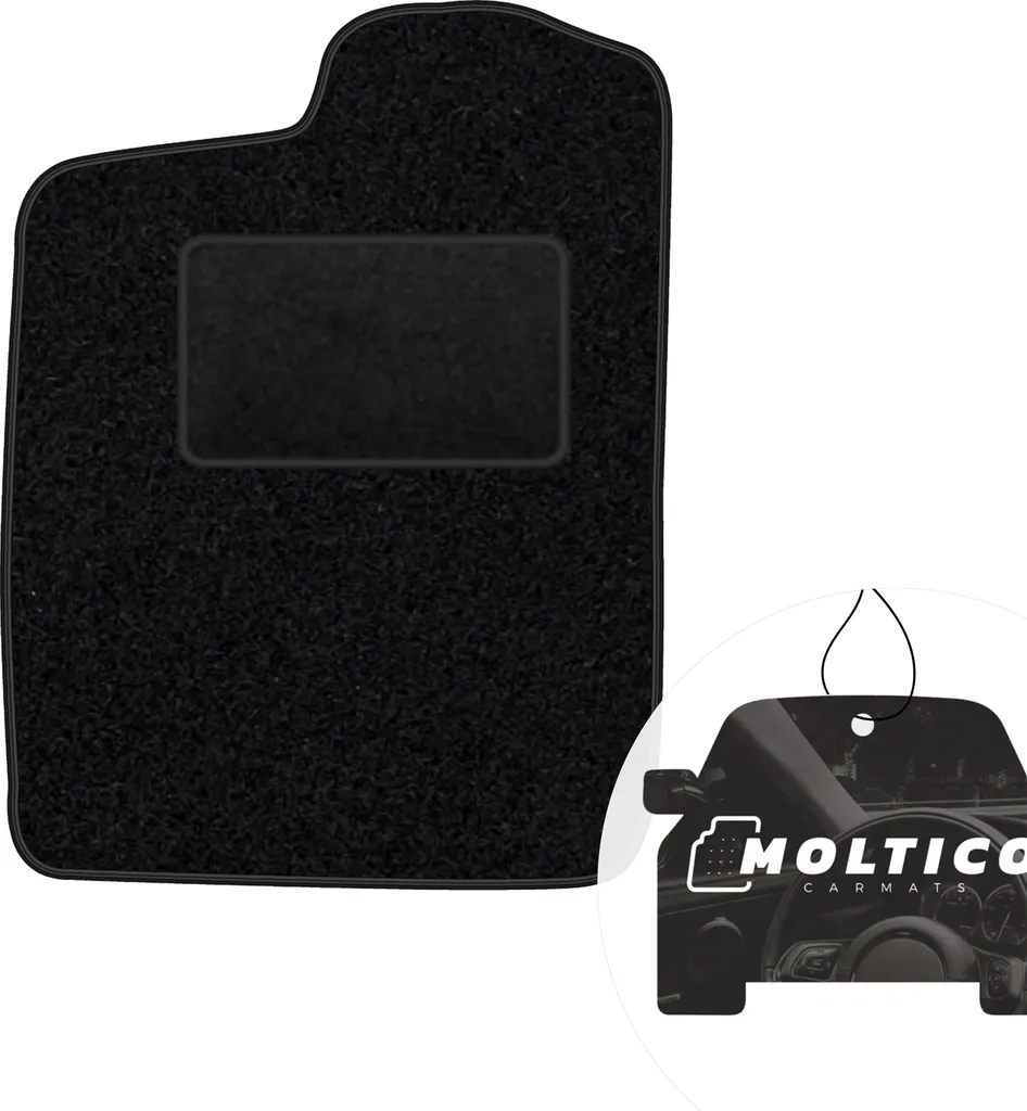 Tappetino Guida Opel Vectra A 1988-1995 | Velours Nero moto-MOLTICO