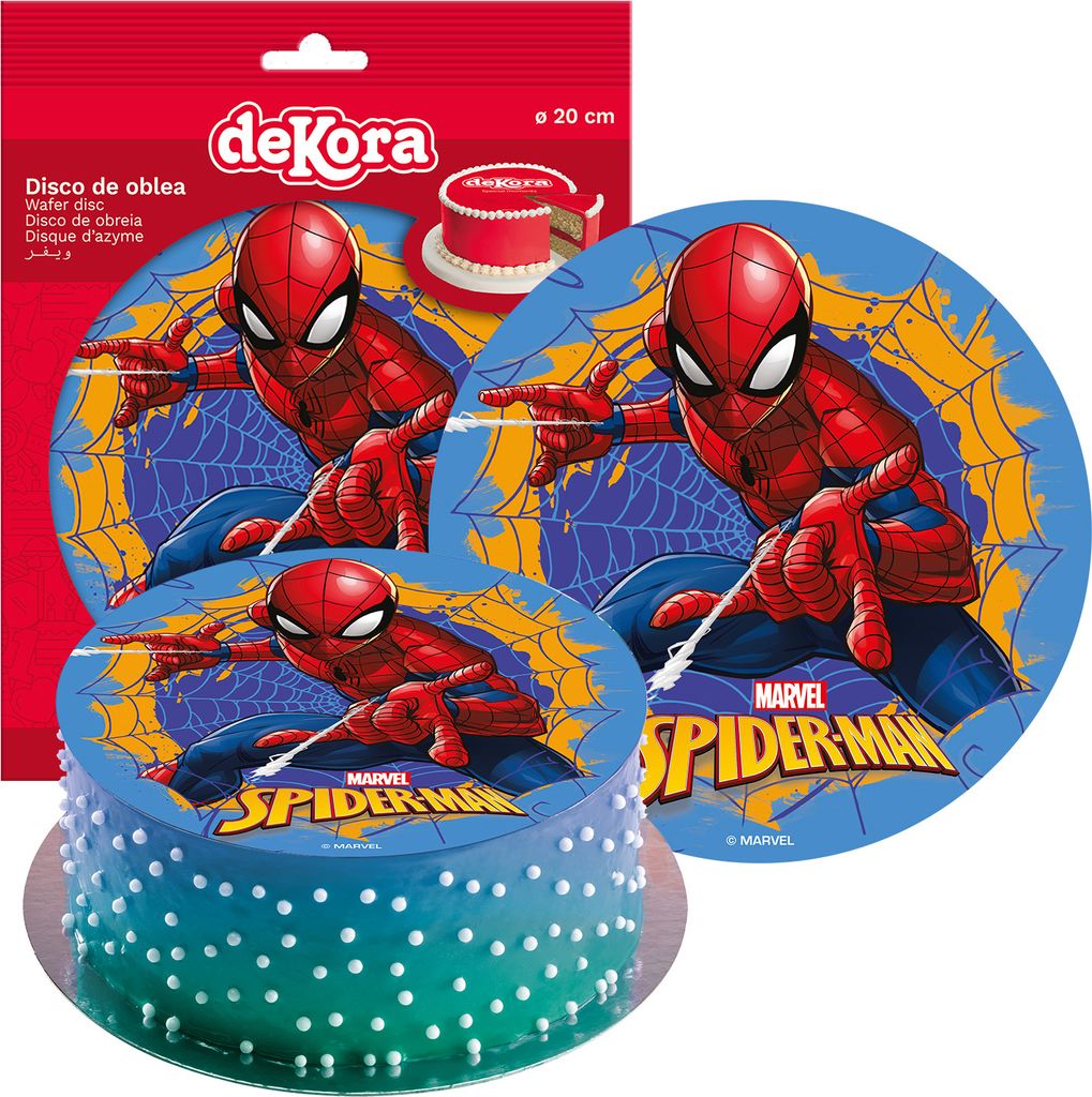 Dekora - Rundes essbares Papier - Spider-Man / zuckerfrei  Produktbild 5
