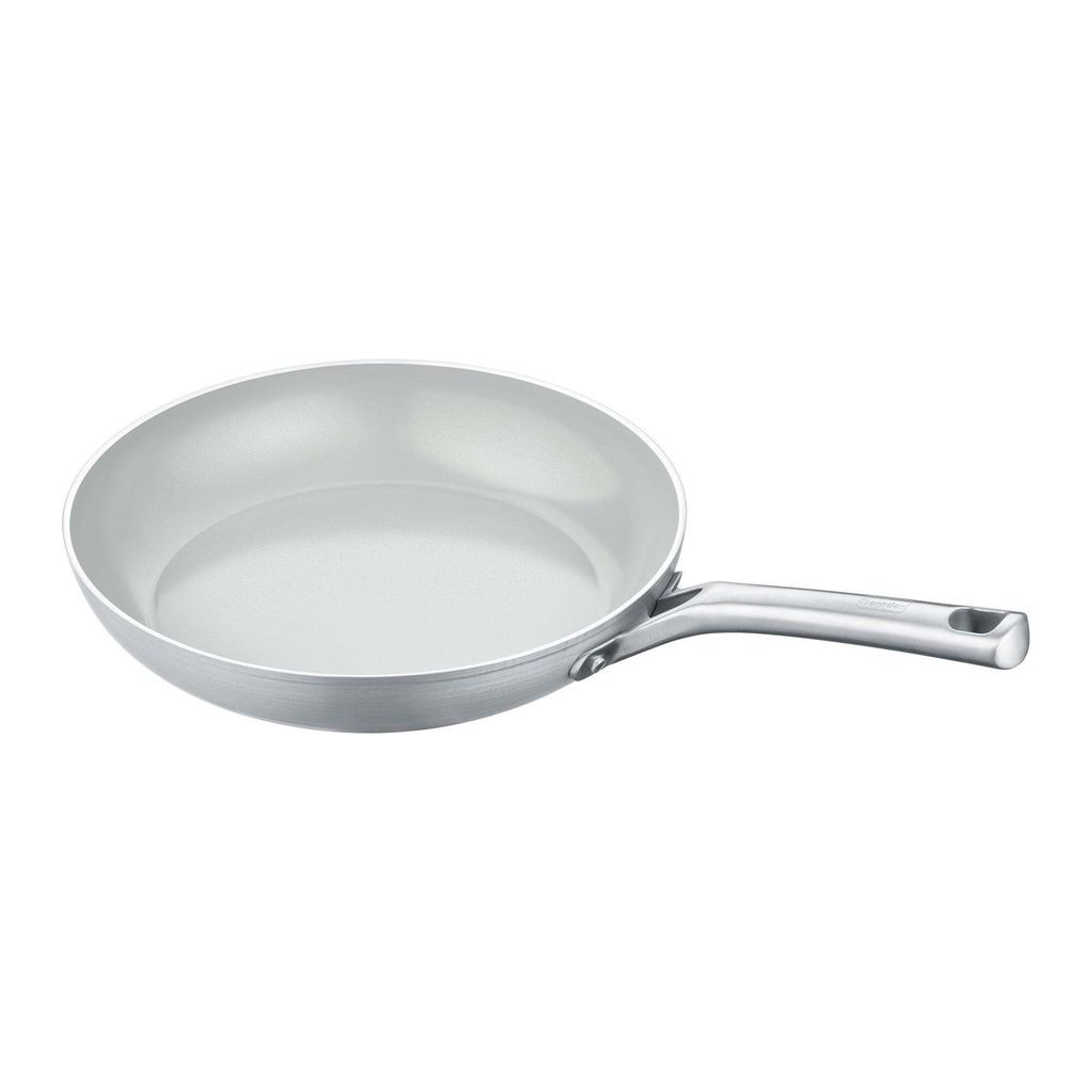 Bratpfanne 30 cm, Aluminium, recycelt, grau - b.free