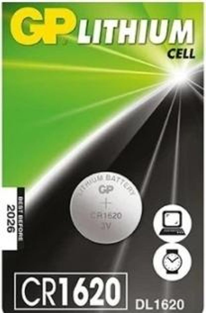 GP, Batria CR1620 s Lithiovmi lnkami Obrázok produktu 