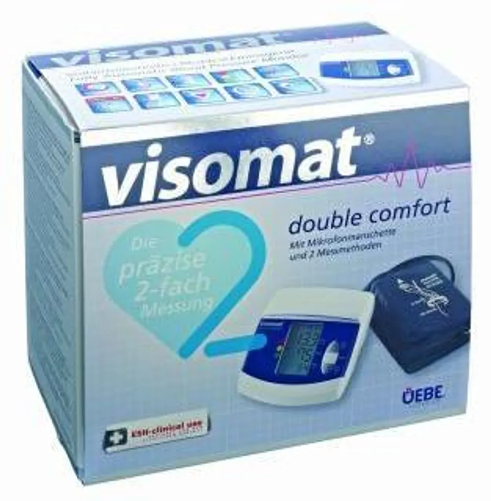 Tensiomètre Visomat Double Comfort : double mesure et confort de gonflage 1 pc