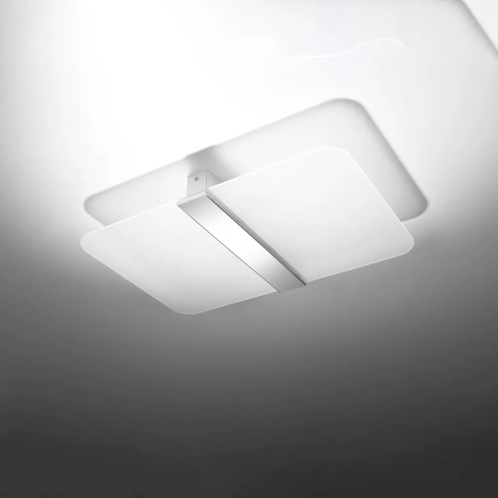 Lampada da Soffitto Sollux AZALIA 4xG9 Acciaio e Vetro Bianco | Elegante - 2