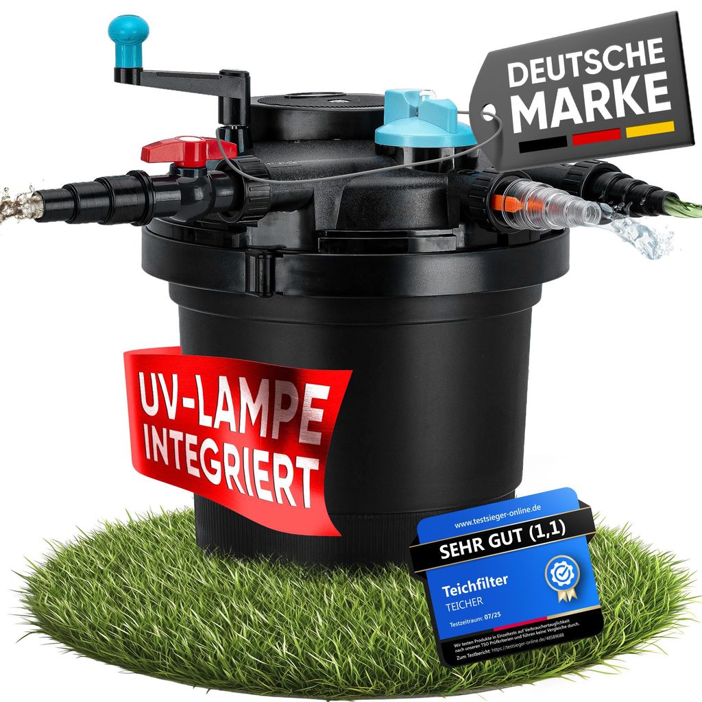 Teicher Teichdruckfilter mit UV – Filteranlage für Koi- & Produktbild 