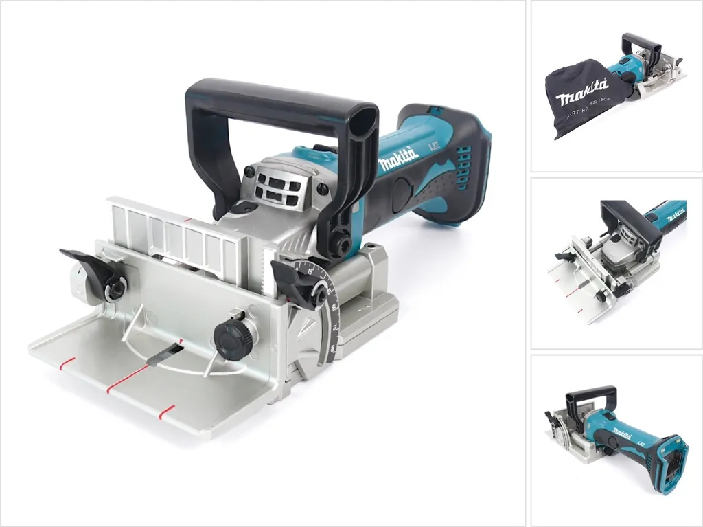 Fraiseuse à Lamelles Makita BPJ 180 18V Solo Butée Orientable et Compacte