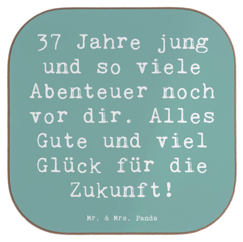 Mr. & Mrs. Panda Untersetzer für Gläser Spruch 37. Produktbild 