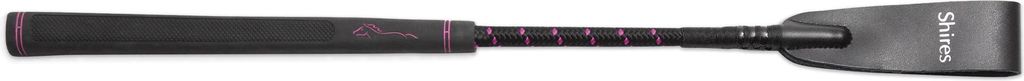 Shires - Sprunggerte "Topaz", Leder ER243 (43,18 cm) (Himbeere)