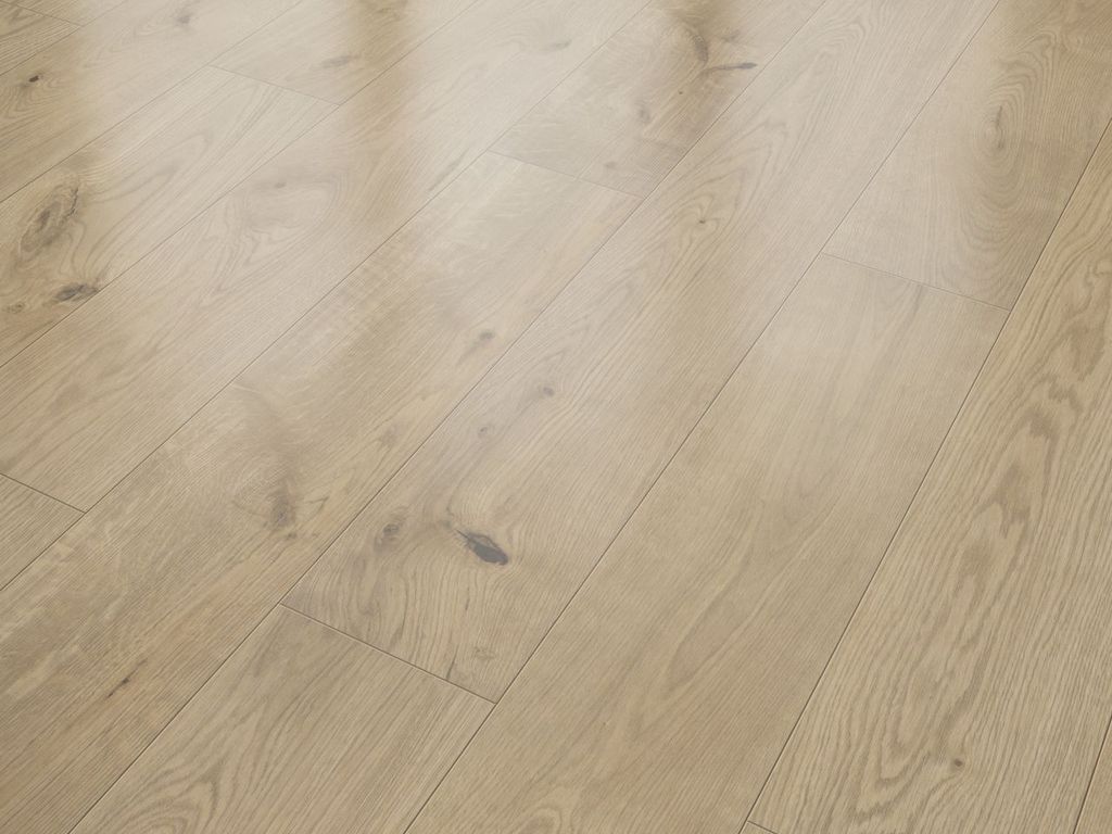 Classen Laminat 7 mm 4V 128,6 x 19,4 cm 7 mm Eiche natur gelb