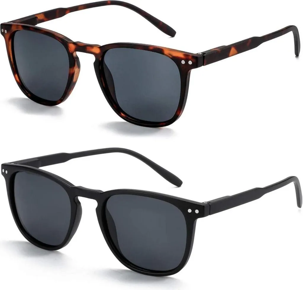 Occhiali da Sole Vintage Polarizzati Set da 2 | Protezione UV400
