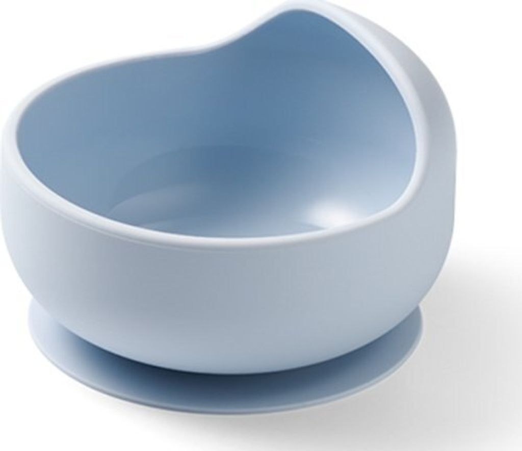 Bol en silicone avec ventouse - bleu Image du produit 