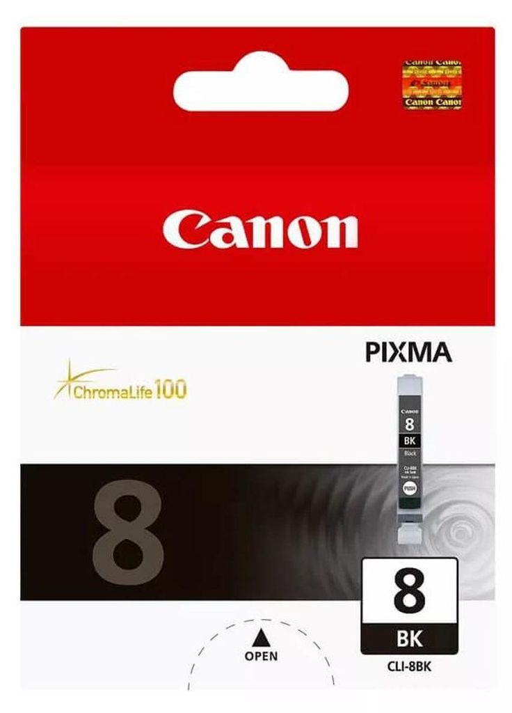Čierna atramentová kazeta Canon CLI-8BK (cca 280 strán) Obrázok produktu 