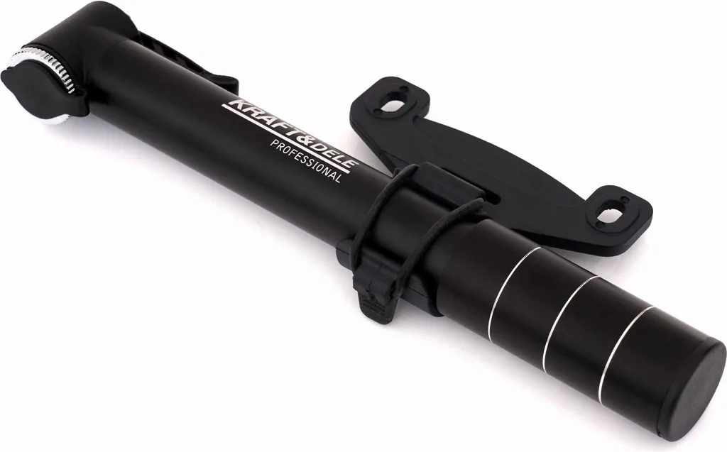 Mini pompe à vélo portable 21x190mm robuste pour valves standards VTT