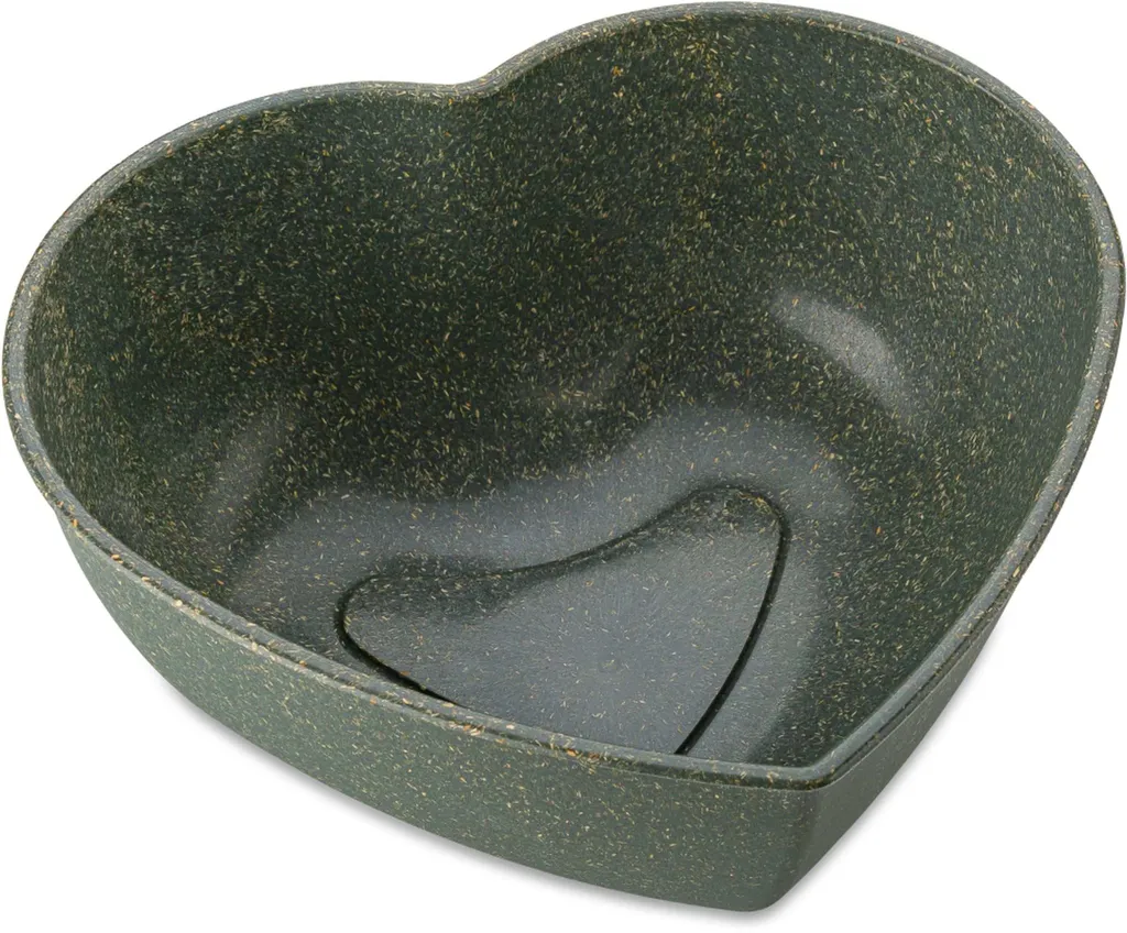 Ciotola Cuore Koziol Grigio per Picnic e Aperitivi - Leggera e Chic - 1