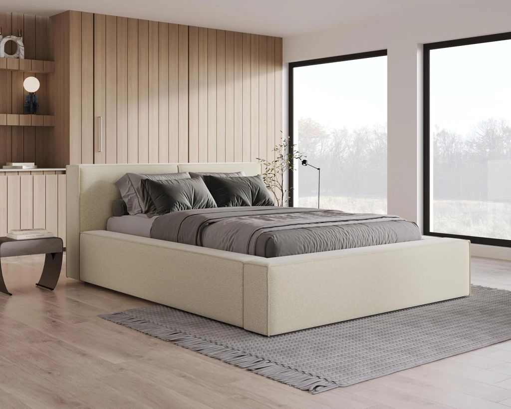 Chilly Möbel Design Bett Lugano - Klassisches Polsterbett Produktbild 