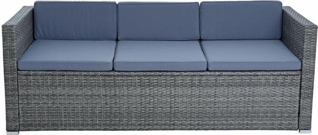 Rattan Lounge Sitzgruppe Gartenmöbel Set Sofa Couch Produktbild 5