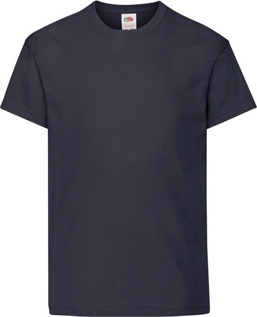 Fruit of the Loom - "Original" T-Shirt für Kinder BC5666 (116) (Dunkel Marineblau)
