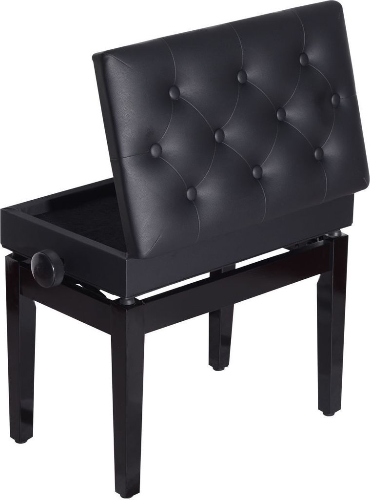 HOMCOM Taboret do pianina Ława do pianina Taboret do Zdjęcie produktu 8
